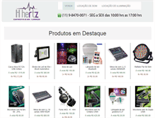 Tablet Screenshot of hhertz.com.br